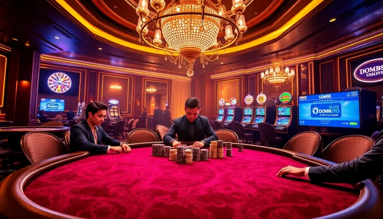 Experience the excitement of high-stakes gaming at dom88.us.com with our luxurious casino visuals.