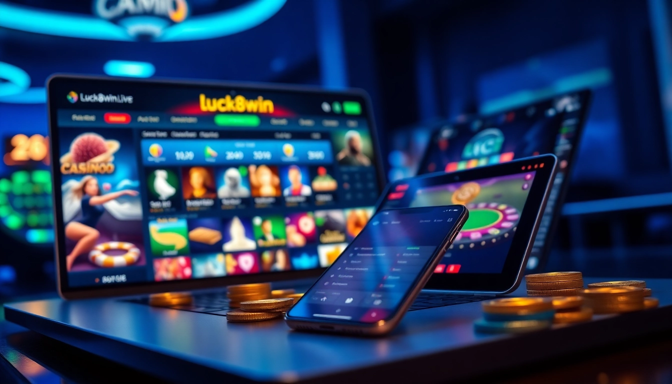 Explore the immersive gaming experience at luck8win.live, showcasing vibrant online betting options.