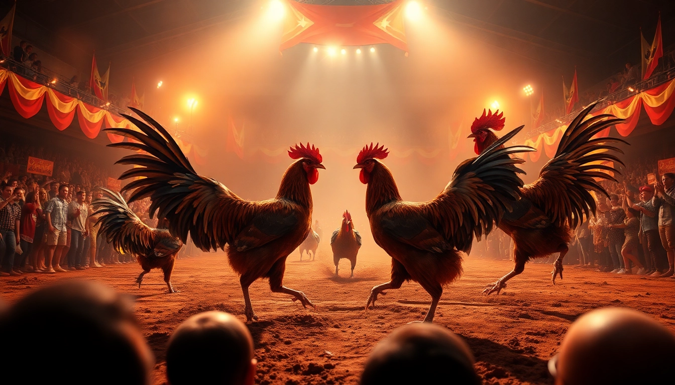 Experience the thrill of live cockfighting at sv368win.live with passionate spectators and vivid action.