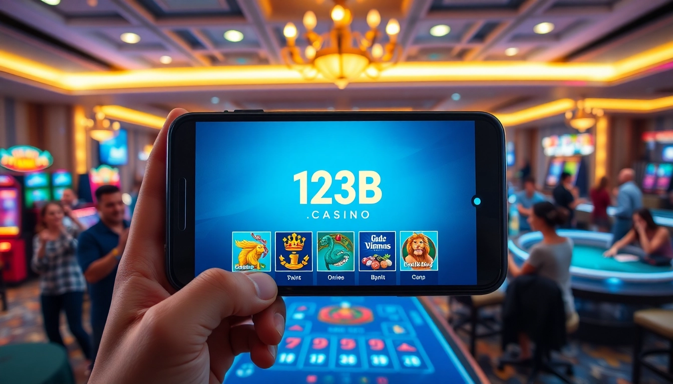 Experience the excitement of gaming at 123b.faith with vibrant casino visuals.