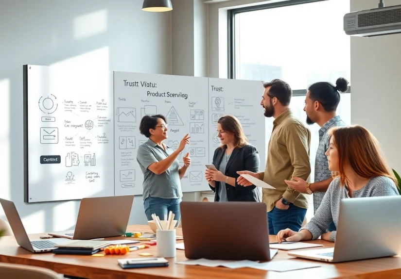 Sesi brainstorming inovatif di Tandem Product Academy menampilkan para pengusaha teknologi Surya88.